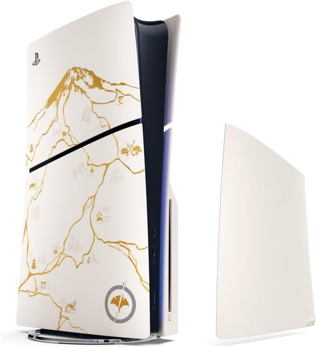 PlayStation 5 Console – Ghost of Yotei Gold Limited Edition Bundle